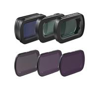 Freewell Kit de Lente Macro 2 en 1 de 40 mm y Gran Angular 0.9X para Pocket 4/3, Incluye Lente anamórfica 1.1x, ND8/ND32/ND128 - Esenciales de fotografía y videografía cinematográfica