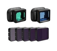 FREEWELL Kit Lentes anamórficas&Gran Angular avanzado para dji Mini 4 Pro | Estilo anamórfico azul cinematográfico, Vidrio óptico, Anamórfico