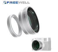 Freewell nuevo estilo 2 en 1 lente de cámara gran angular Macro para cámaras Fuji X100VI y X100V Fujifilm accesorios de fotografía Black