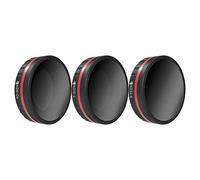 Freewell Paisaje Gradiente ND Cámara Filtros Lente-4K Series-3 Unidades ND8-GR, ND16-4, ND32-8 Compatible con Osmo Action Camera (No Compatible con Action 4)