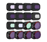 Freewell Paquete de 16 filtros Mega compatibles con Mini 4 Pro | ND, ND/PL, CPL, UV, niebla de nieve 1/4, filtros de contaminación lumínica