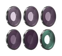 Freewell Paquete de 6 filtros de Lente de cámara All Day ND8, ND16, ND32, ND64, ND1000, compatibles con Osmo Action 3(NO Compatible con LA ACCIÓN 4)