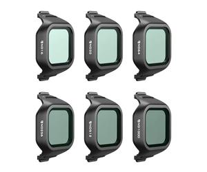 Freewell Paquete de 6 filtros ND para dji Mini 5 Pro - ND16, ND32, ND64, ND256, ND512 y ND1000 - Control de luz Completo para imágenes aéreas cinematográficas