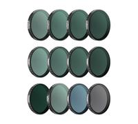 Freewell Paquete de filtros para Osmo Action 6 - ND, ND/PL, ND1000, CPL, Glow Mist 1/4 y LPR - Filtros Profesionales para Tomas cinematográficas y de acción