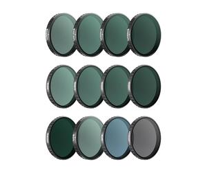 Freewell Paquete de filtros para Osmo Action 6 - ND, ND/PL, ND1000, CPL, Glow Mist 1/4 y LPR - Filtros Profesionales para Tomas cinematográficas y de acción
