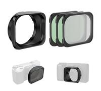 Freewell Parasol para Ricoh GRIV - Filtros magnéticos y apilables CPL, UV y Niebla con protección de Vidrio Templado