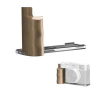 FREEWELL Soporte en L de Madera Premium- Arca para Fuji X100VI (Plata)