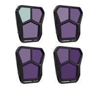 Freewell Standard Day 4Pack Filtros Split ND ND8, ND16, ND32, ND64 Compatible con Mavic 3 Pro/Mavic 3 Pro Cine
