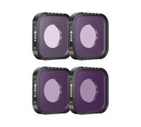 Freewell Standard Day Juego de 4 filtros ND, Compatible con GoPro Hero13/12/11/10/9 Black ND4, ND8, ND16, ND32, Control Superior de la luz para filmaciones diurnas