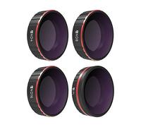 Freewell Standard Day-Serie 4K-4Pack ND4, ND8, ND16, CPL Filtros Lentes Cámara Compatibles con Osmo Action Camera (No Compatible con Action 4)