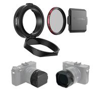 Freewell The Real Lens Hood - Filtro CPL/Mist, abatible, Funcionamiento sin Contacto para Sony RX1R III (Negro)