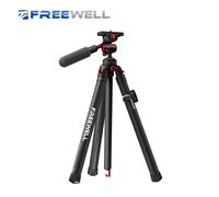 Freewell trípode de viaje portátil de 1,5 M, Bola de 360 °, soporte de fibra de carbono multifunción, carga máxima de 5KG, para cámara DSLR y teléfono inteligente Travel tripod