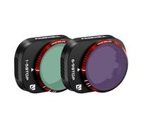 Freewell Variable ND VND1-5 Stop, VND6-9 Stop para Mini 4 Pro | Paquete de 2 filtros de Lente de cámara Run&Gun
