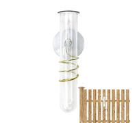 Freeze Proof Rain Gauge - Professional Accurate Measuring Tool, Weather Resistant Water Storage Container | Outdoor Rain Collector for Yard, Fence, Lawn, Landscape, Farmhouse, Camping, Hiking, Garden