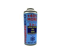 FREEZEECO R1234yf Recambio Gas + Aceite + SELLADOR 3en1 con Mayor Capacidad - Tipo A (11.5mm) - 235g Neto - para Autos Fabricados Después de 2016 - Amplia Compatibilidad