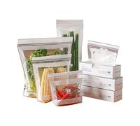 Freezer Bags, Sandwich Storage Pouch, 4.8x12.87 Inches Leakproof Refrigerator Organizer, Reusable Airtight Seal, Food Safe Design for Meal Prep Marinate Meat Fruit Arranger