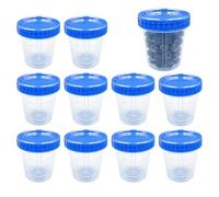 Freezer Containers - 32oz Airtight Boxes Ten Pack Leak Resistant Stackable Durable Bin Soup Safe Lunch Fruit Salad Ice Cream Snack Organizer Kitchen Pantry Refrigerator Meal Prep Portable Storage | Fr