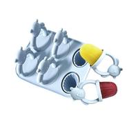 Freezer Ice Mold | Bear-Shaped Reusable Silicone Tool | Teething Ice Lolly Making Mold | For Chocolate Mousse Breast Milk Fruit Puree Cheese Beginners Professionals Mother