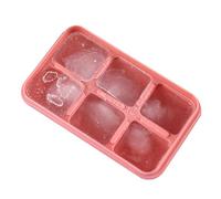 Freezer Ice Mold - Large 6 Section Stackable Ice Tray, Non Stick Square Block Maker for Drinks with Durable Food Safe Material, Perfect for Whiskey Coffee Cocktails Juice