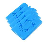 Freezer Ice Pack 4-Piece Long Lasting Molded Eco-Friendly Reusable