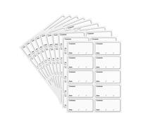 Freezer Labels, Pack Of 200, Easy To Peel, Food Label Stickers for Food Storage Boxes, Jars, Waterproof, Leaves No Sticky Residue After Use, 3*6cm