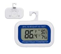 Freezer Temperature Gauge Easy To Read LCD Display Max Min Record Magnetic
