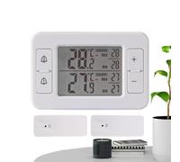 Freezer Temperature Measuring Tool - Digital Wireless Fridge Thermometer with Alarm | Kitchen Temperature Monitor Instrument for Dorm, Apartment, Home, Indoor and Outdoor Use | Food Storage Safety
