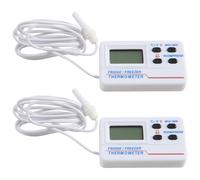Freezer Thermometer Double Temperature Alarm Indoor Digital Display El