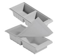 Freezer Tray - Leakproof Food Storage Container | Flexible Portion Freezing Mold Stackable Meal Prep Organizer for Soup, Sauce, Lasagna Leftovers or Fridge Freezer