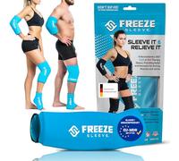 FreezeSleeve Manga de compresión para terapia de frío, turquesa, XL, alivio natural del dolor para músculos y articulaciones, fabricada en Estados Unidos, tamaño para hombres, mujeres y niños,