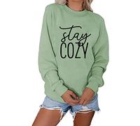 Freezing Sweatshirt Womens Funny Fall Winter Sweatshirt Long Sleeve Crewneck Loose Casual Pullover Tops