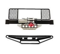 Frefgikty DIY Metal Front Rear Bumper Protection Board Winch para MN D90 D91 D99 MN99S 1/12 RC Car Upgrade Spare Parts