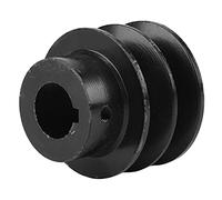 Frefgikty Polea de correa en V con taladro de perforación de doble ranura para motores 168F 170F GX110 GX120 GX160 GX200 7HP de ATV Go Kart