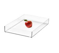 Fregadero acrílico, Tanque de Agua Transparente Poco Profundo, Accesorios de fotografía de Agua, Caja de Almacenamiento, Vitrina de Bandeja, hidroponía(80x60x10cm/31.5x23.6x4in)