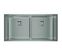 Fregadero CATA CB-2 40-40 R10 Acero Inoxidable Bajo Encimera 2 Senos 860 mm