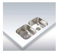 Fregadero CATA CB 2 Armario de Lavamanos Rectangular Acero Inoxidable 2 Senos