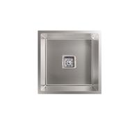 Cata | Fregadero de Cocina Bajo encimera | 1 Cubeta | Modelo CB 40-40 P R10 | Cubeta Cuadrada |Instalación en Mueble de 50 cm | Profundidad de 25 cm | Acero Inoxidable