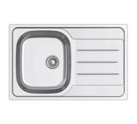 Fregadero CATA CDL-1 REV Acero Inoxidable 410 x 360 mm 1 Seno Sobre Encimera