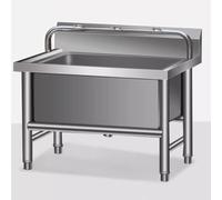 Fregadero comercial para fregona de piso, bañera de acero inoxidable para limpieza de cocina, restaurante y garaje