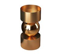 Fregadero Creativo de Acero Inoxidable con Columna Hueca, de pie, con desagüe automático y Grifo (Color: Negro, tamaño 01) (Oro Rosa 03)