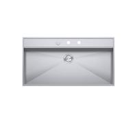 Fregadero Cuba sola Barazza Rectangular 105 cm Flexi 1LFX101 Acero
