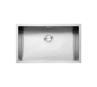 Fregadero Cuba sola Barazza Rectangular 70 cm Quadra 1QR70I Acero