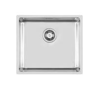 Fregadero Cuba sola Foster Rectangular 50 cm Ke 2154 850 Acero