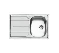 Fregadero Cuba sola Foster Rectangular 80 cm S1000 1179 061 Acero