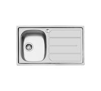 Fregadero Cuba sola Foster Rectangular 85 cm S1000 1186 162 Acero