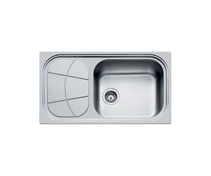 Fregadero Cuba sola Foster Rectangular 86 cm Big Bowl 1561 201 Acero