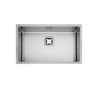 Fregadero Cuba sola Fulgor Milano Rectangular 76 cm P1B 8343 Q U Satin Steel