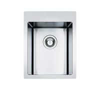 Fregadero Cuba sola Smeg Rectangular 34 cm Universal Mira LFT34RS Acero