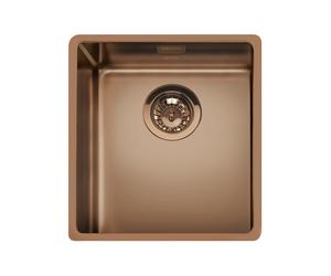 Fregadero Cuba sola Smeg Rectangular 34 cm Universal Mira VSTR34CUX Cobre