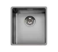 Fregadero Cuba sola Smeg Rectangular 34 cm Universal Mira VSTR34DKX Negro